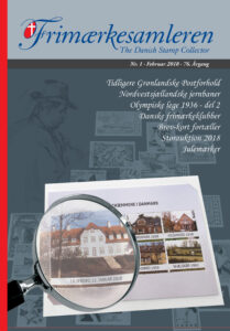 Forside: Frimærkesamleren nr. 1, 2018