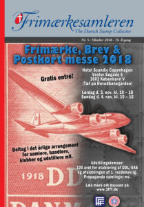 Forside: Frimærkesamleren nr. 5, 2018