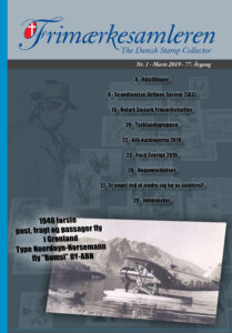 Forside: Frimærkesamleren nr. 1, 2019