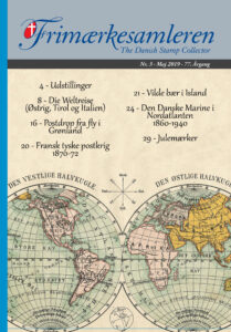 Forside: Frimærkesamleren nr. 3, 2019