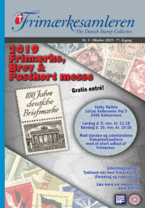 Forside: Frimærkesamleren nr. 5, 2019