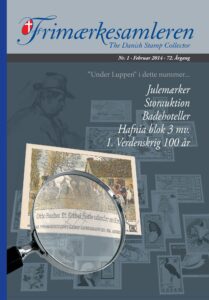 Forside: Frimærkesamleren nr. 1, 2014